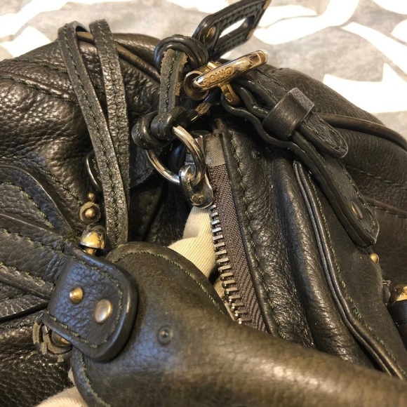 Authentic Black Chloe Leather Handbag - Picture 8 of 12